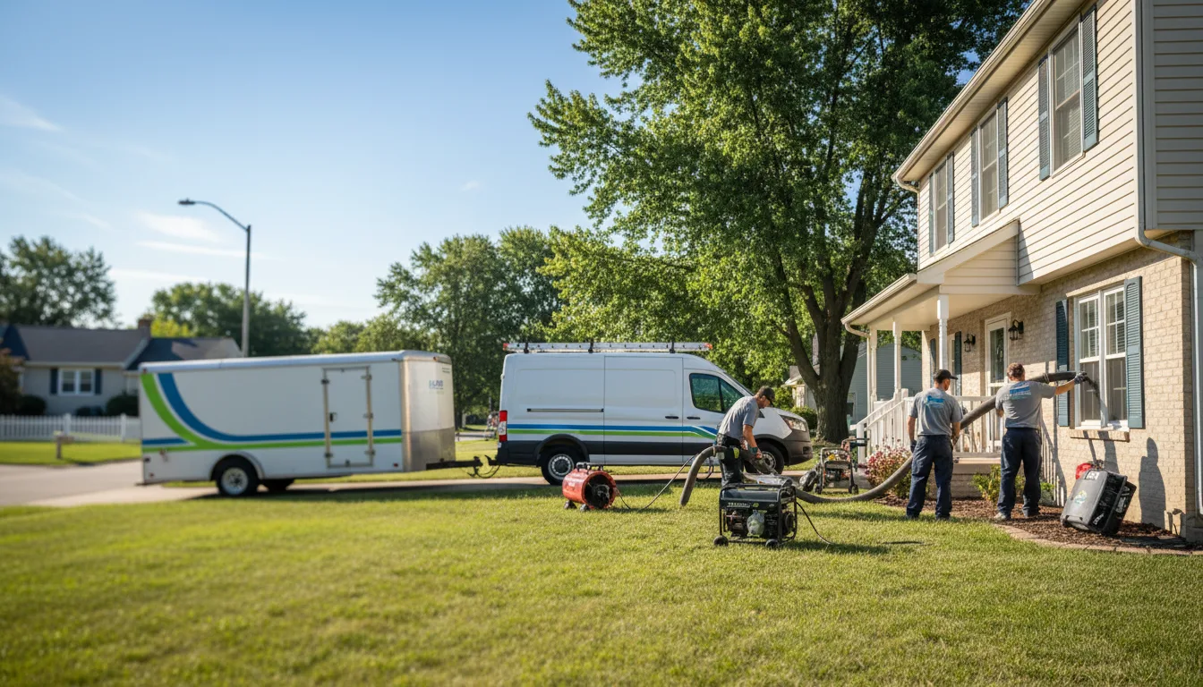 Flooded Basement Restoration And Cleanup With Repair in Tescott, KS near me